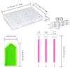 1 Set DIY Nail Art Tools Kit 5D Diamond Painting Rhinestones Pick Up Pen Storage Box Nail tools sets for Art Decoration H1032 3