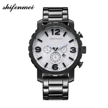 

Shifenmei Men Watches Sports Stainless Steel Wristwatch Date Quartz Watch Man Luxury Brand Waterproof Clock Sports Wristwatches