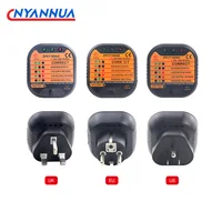 1 PC EU UK US Outlet Socket Tester Detector Circuit Polarity Voltage Plug Breaker Ground Zero Line Switch 1