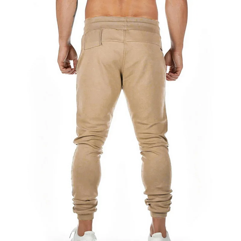 Мужские спортивные штаны для бега, мужские тренировочные брюки, спортивные уличные штаны с карманами, брюки на молнии, спортивные штаны