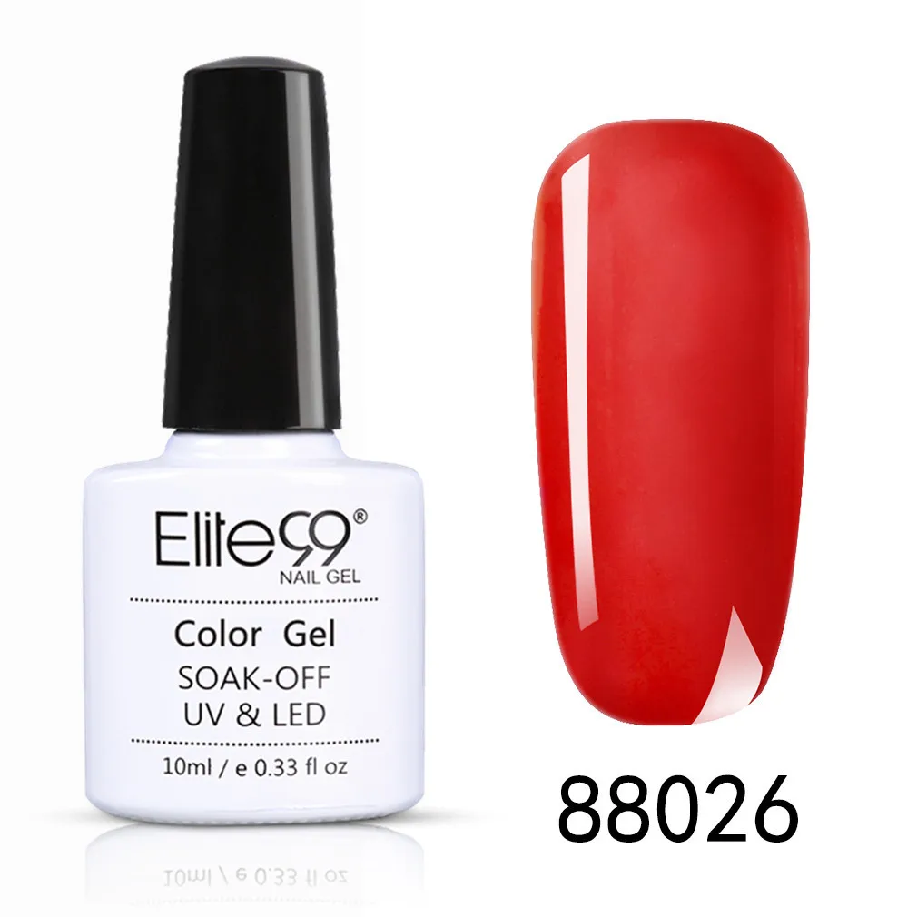 Elite99, 10 мл, сменный Гель-лак для ногтей, мраморный ореольный эффект, Гель-лак для ногтей, впитывающий верх, Базовое покрытие, грунтовка для ногтей, лак - Цвет: 88026