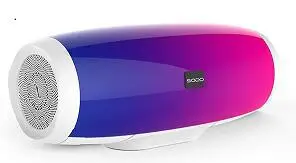 SODO Bluetooth динамик стерео радио U диск воспроизводит светодиодный светильник TF трансляции Bluetooth динамик TWS соединенная зарядка звуковая коробка - Цвет: White