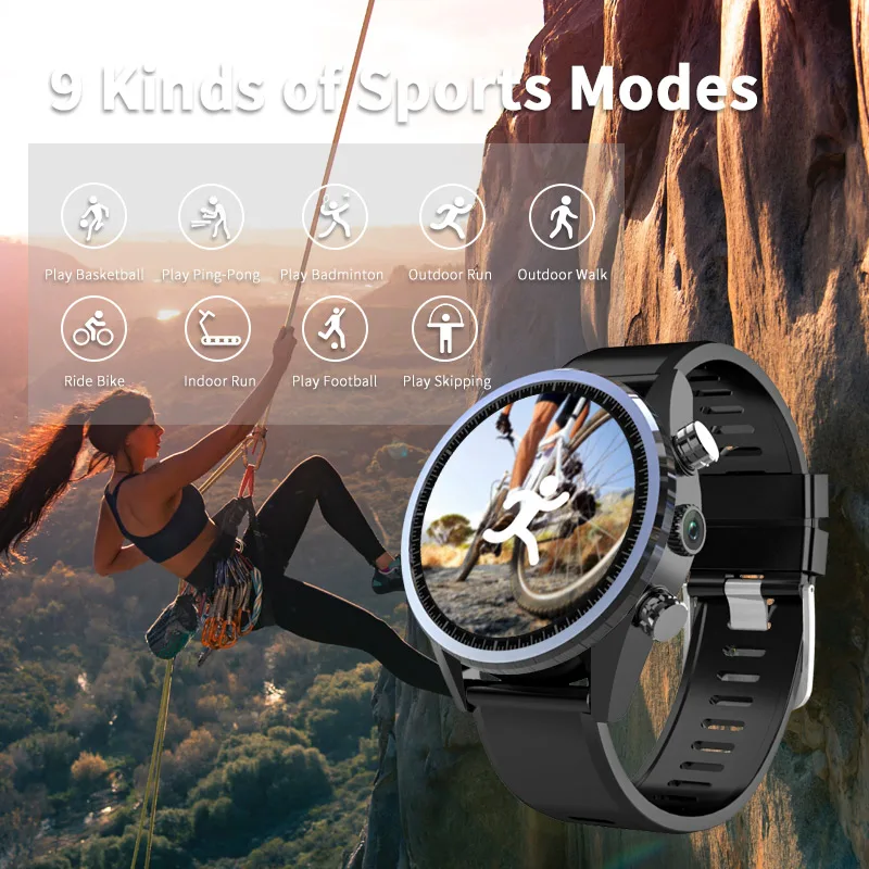 Смарт часы KOSPET HOPE 3 ГБ 32 gps Android 7 1 IP67 водонепроницаемая камера 8 0 МП 39 дюйма 620 мА/ч 4G