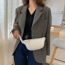 Дизайн, поясная сумка с буквенным принтом, однотонные поясные сумки для женщин, кошелек для денег, кожаная нагрудная сумка, модная женская поясная сумка, поясная сумка