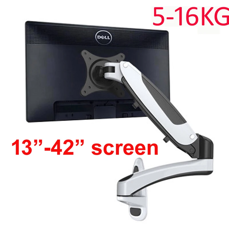 Настенное крепление DL GST112W TV 13 42 дюйма 5 16 кг держатель для ЖК монитора газовая