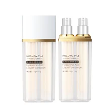 K.A.N Brand 30ml Makeup set Liquid Foundation and Primer Matte High Coverage Concealer Cream Base maquiagem dermacol brand high quality concealer liquid foundation cover freckles acne marks waterproof professional primer cosmetic makeup