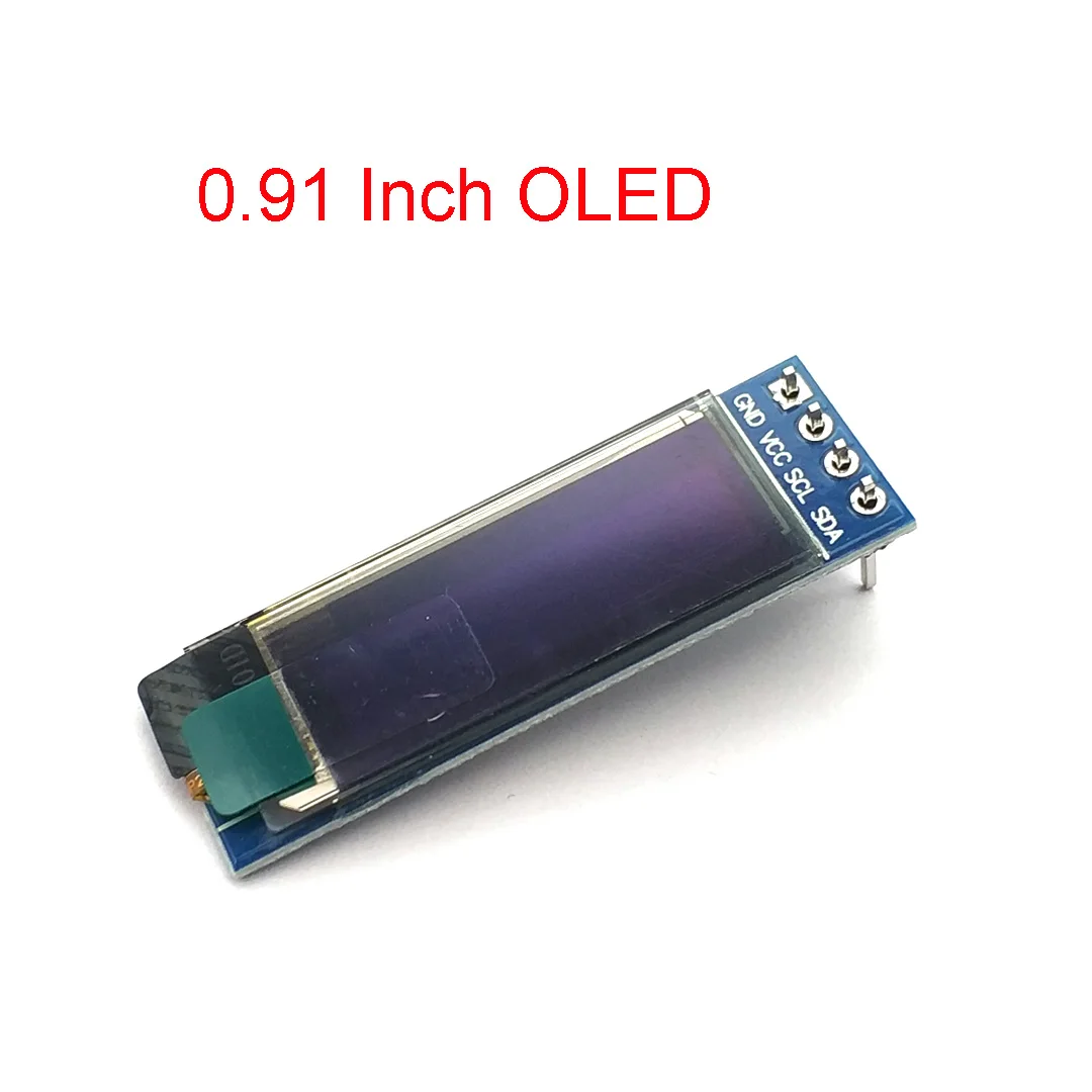 

0,91 дюймовый oled-дисплей Модуль Белый/Синий IIC/SPI LCD серийный экран OLED ЖК-дисплей DIY модуль 128x32