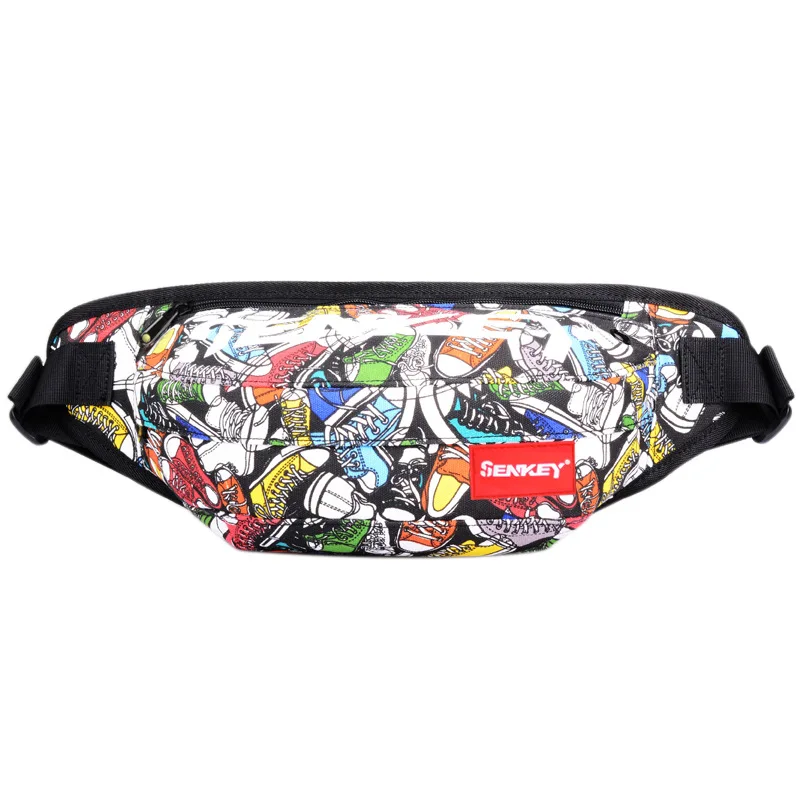 12 Waist pack Поясная Сумка унисекс, поясная сумка в уличном стиле, нагрудная Сумка-банан, сумка в стиле хип-хоп, Большая вместительная модная поясная посылка - Цвет: 12 Waist pack