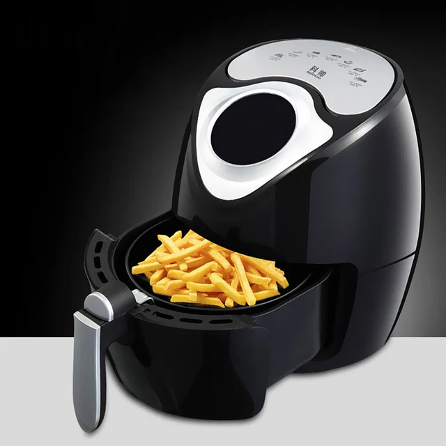 CUKYI Household/Commercial Electric Fryer 2.5L Frying Machine French Fries  Maker Deep Oven Fried Chicken Grill BBQ Tool 110/220V