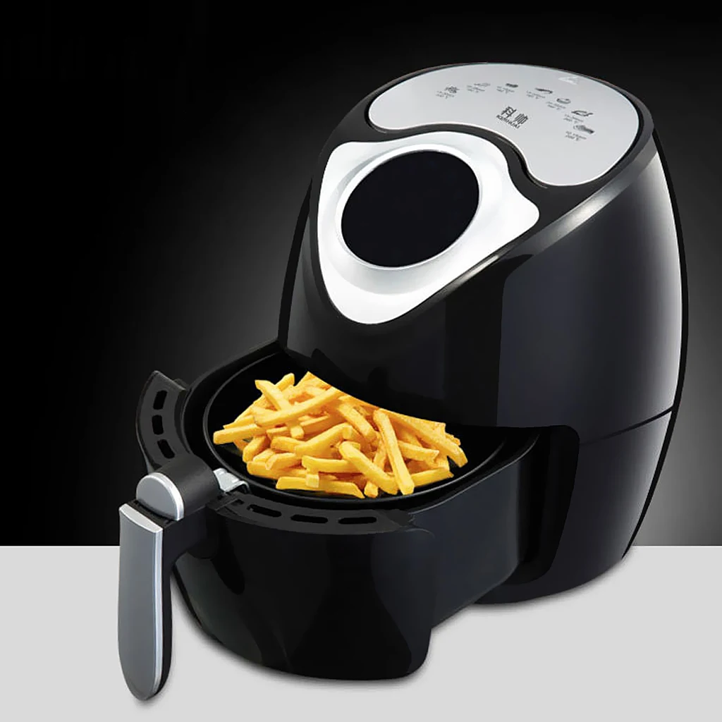 2.6L 220V Electric Air Fryer Deep Fat Free Frying Healthy No Oil Cooker  Pizza Fryer for French fries EU Plug - AliExpress