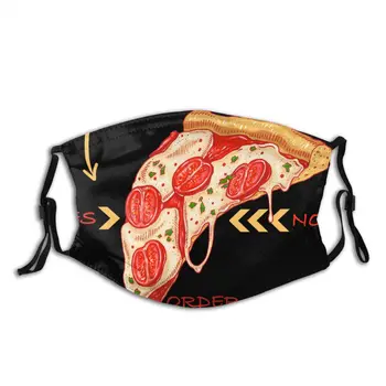 

protective mask with filter Are You Hungry Order A Pizza Yes No anti dust PM2.5 reuse adult teen child girl