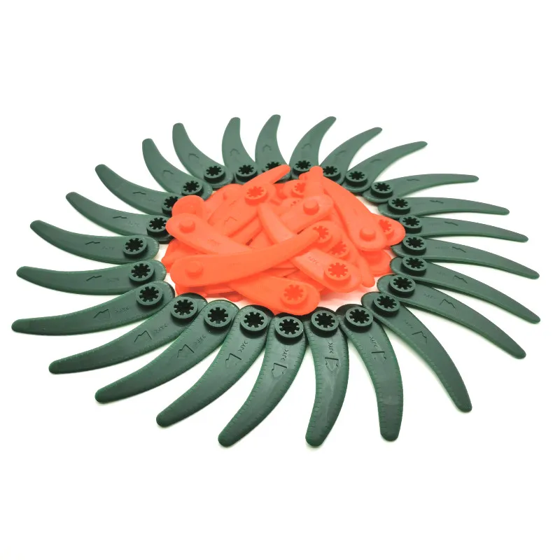 25PCS ABS Plastic Trimmer Replacement Blades for Bosch ART 26-18Li ART 23-18 Li Cordless Grass Strimmer Dura Mower grass trimmer blade