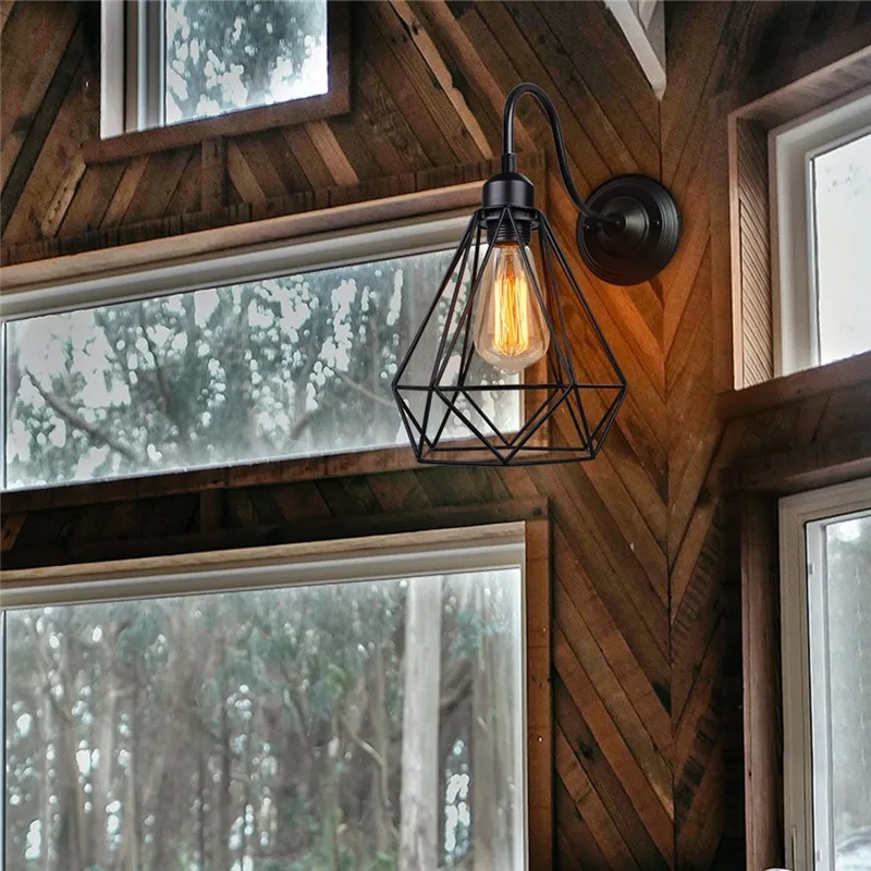 Modern LED Ball Pendant Light Kitchen Acrylic Hanging Bedroom Lamp 2PC Nordic wrought iron retro chandelier #3N06 (11)