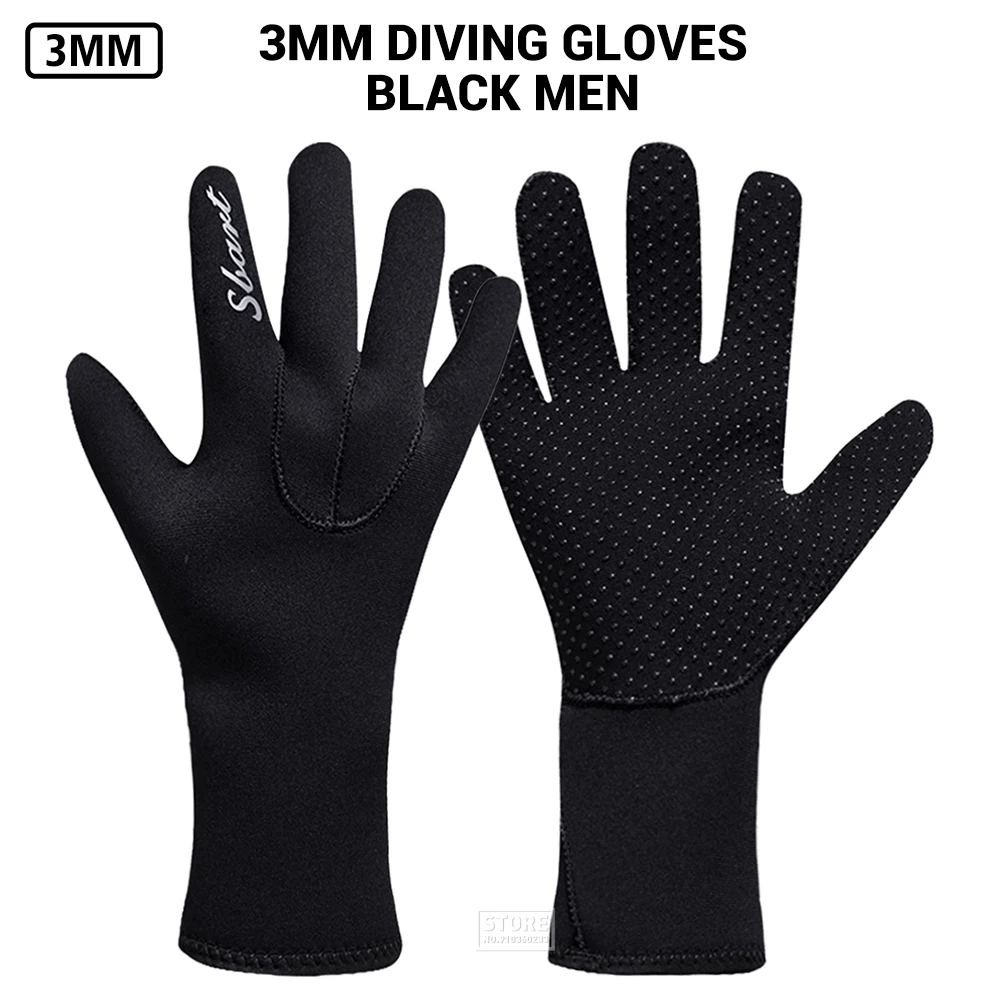 Men Women Wetsuit Gloves Anti-slip Thermal Scuba Glove for Snorkeling Surfing Kayaking Sailing Enipate 5mm Neoprene Diving Gloves 