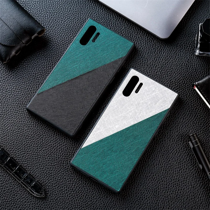 Роскошный чехол для телефона из искусственной кожи Samsung Galaxy Note 10 Plus мягкие