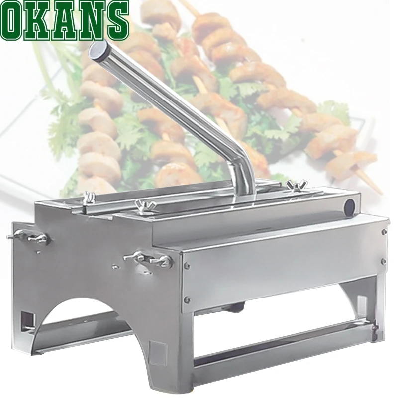 

Small Hand Pressure Gluten Cutting Machine Grilled Gluten Cutting Machine Commercial Sausage Cutting Machine