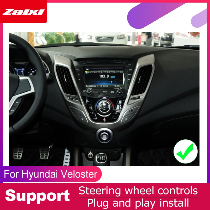 Perfect ZaiXi 2 DIN Auto DVD Player GPS Navi Navigation For Hyundai Veloster 2010~2013 Car Android Multimedia System Screen Radio Stereo 5