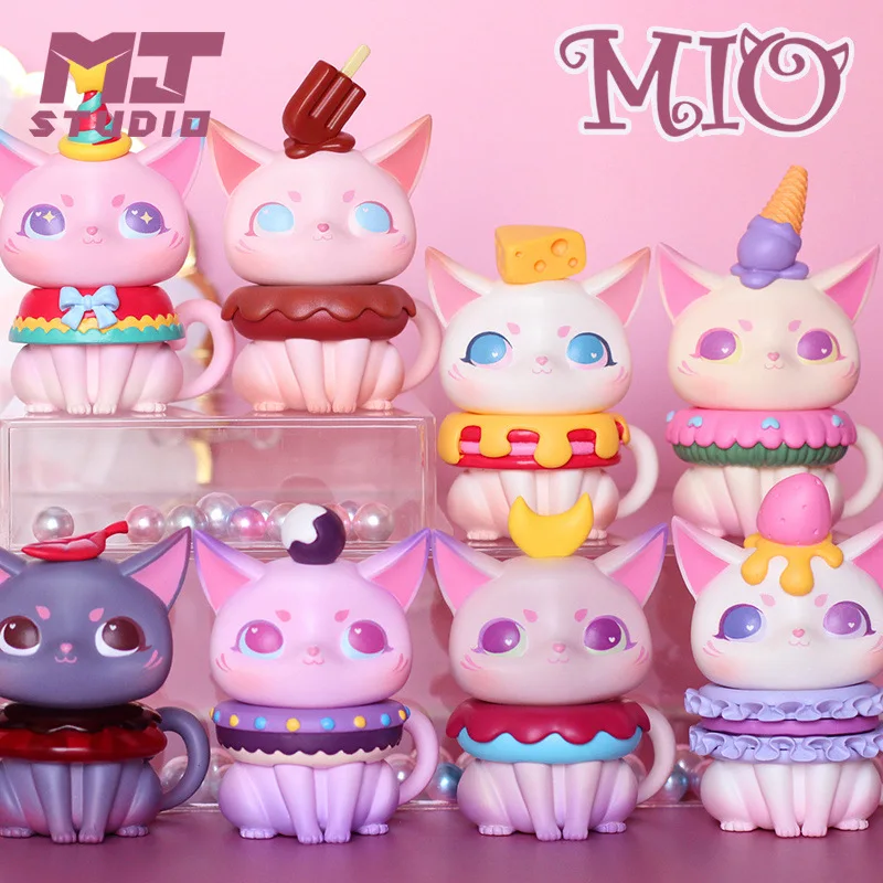 Кукла сюрприз серия Mio Teatime Кот мультяшная глухая коробка набор случайных коробок