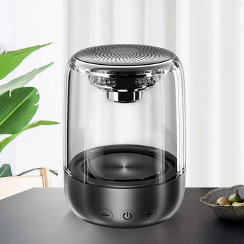 

TWS Wireless Bluetooth Speaker Small Portable 5W Colorful LED Light Home HiFi Loudspeaker Microphone Bass Subwoofer Soundbox