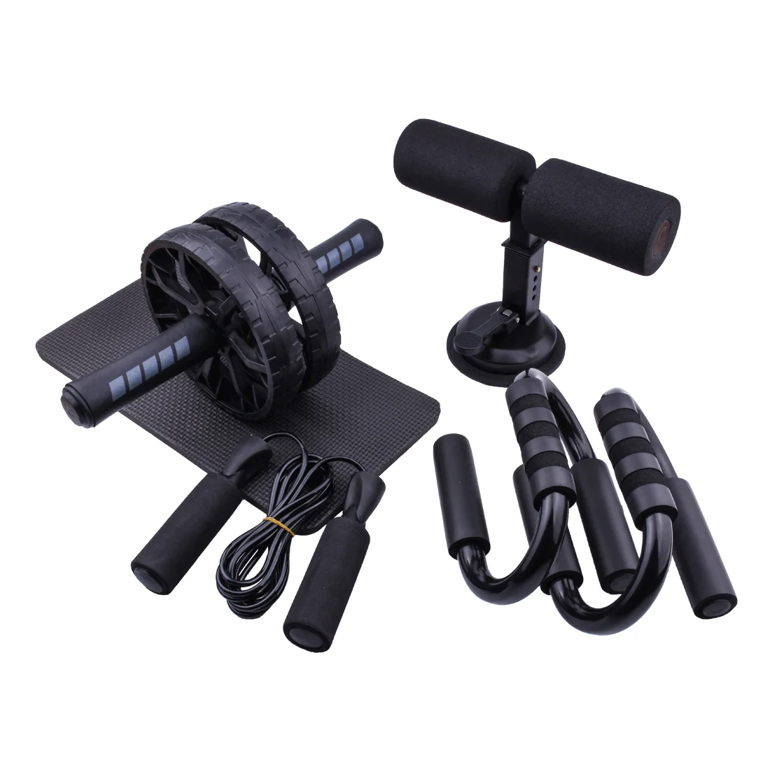 Saltar cuerdas Sit up Bar AB rodillo de potencia rueda ejercicio Push up entrenamiento Abdominal Mucele Trainer gimnasio en casa equipo de Fitness peso|Equipos de fitness integrados| - AliExpress