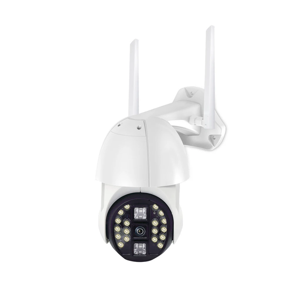 

Wifi Pan Camera Camcorder AP IP66 Outdoor Pattern 20LED Indoor APP Rotation Two-Way Audio Motion Detection Dual Antennas
