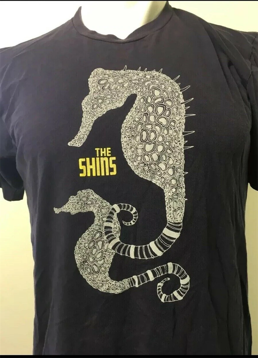 The Shins/футболка с рисунком морской лошади бесплатная доставка Забавные топы