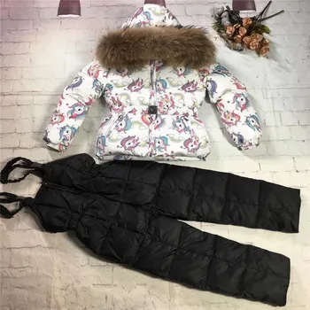 

Baby Girl Clothes Suits Baby Down Jacket Winter Jacket For Girl Snow Clothes Kids Jacket Children'S Winter Suits Unicorn 6M - 8T