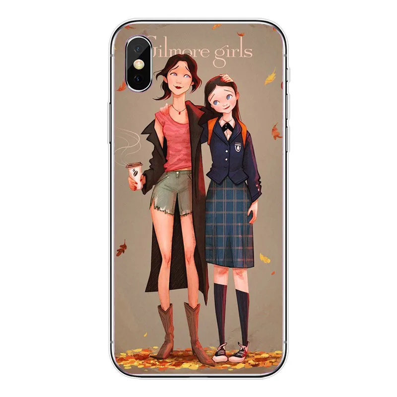 Чехол для телефона Gilmore девочек с коротким разговором iphone 8 Plus прозрачная задняя