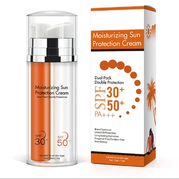 

Sunscreen Cream Prevent Sunburn Outdoor UVA/UVB Protection Long-lasting Oil-control Moisturizing Ptoduct SPF 50+SPF30 17ml