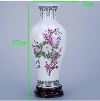 Современная керамическая ваза Цзиндэчжэнь, украшения для дома, гостиной, статуэтки, украшение для отеля, офиса, рабочего стола, аксессуары, ремесло - Цвет: style8