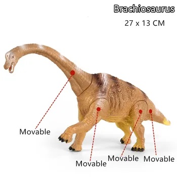 

1pc 20-28cm Simulated Joint Movable Dinosaur Model T-REX park boys toys kids toys world educational toys