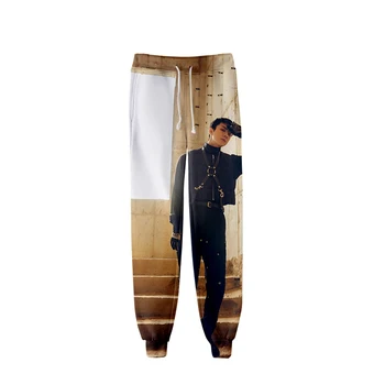 

New Hip Kpop Fashion Casual Jogger Pants Idol EXO harajuku modis Casual Warm fashion Pants Slim Girls Oversize Pants
