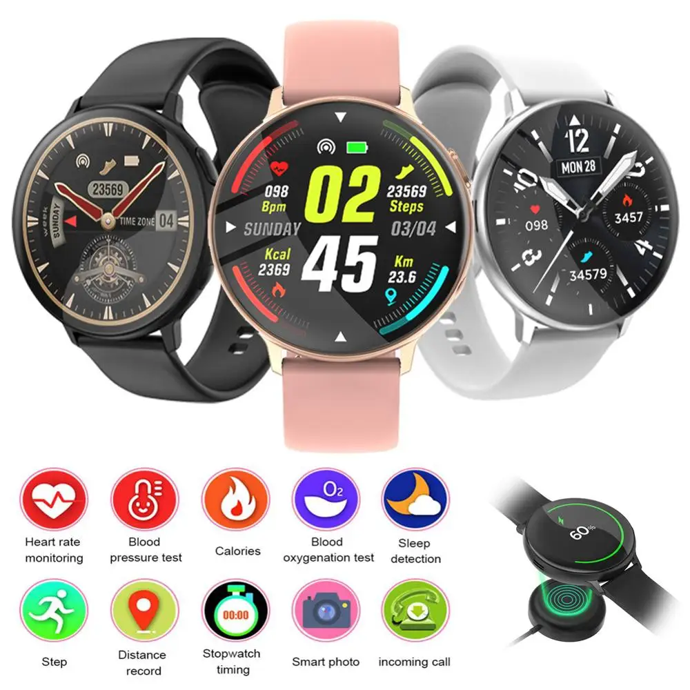 Роскошные умные часы с Bluetooth спортивный телефон монитор напоминание о телефонных
