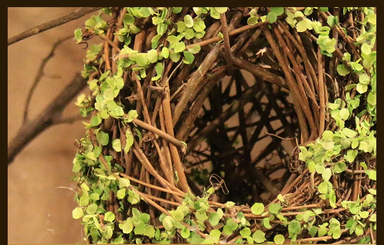 Имитация растения Птичье гнездо Moss Bird'sNest Птичье гнездо реалистичные ручной работы новые фотографические проекты окно Висячие