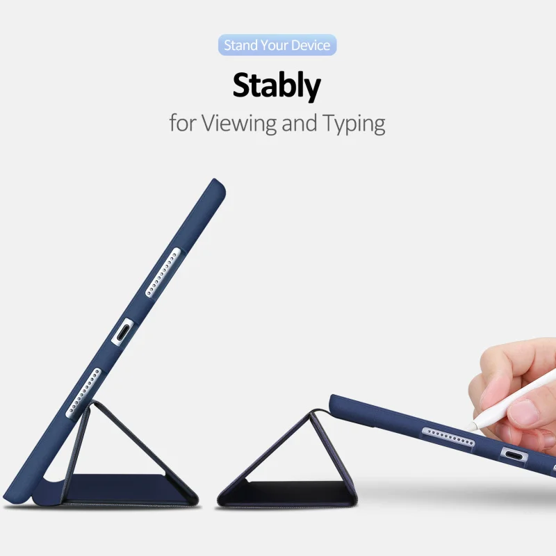 Гладкий сенсорный чехол из искусственной кожи для Apple iPad Air() мягкий силиконовый смарт-откидной Чехол для Apple iPad Air Pro 10,5