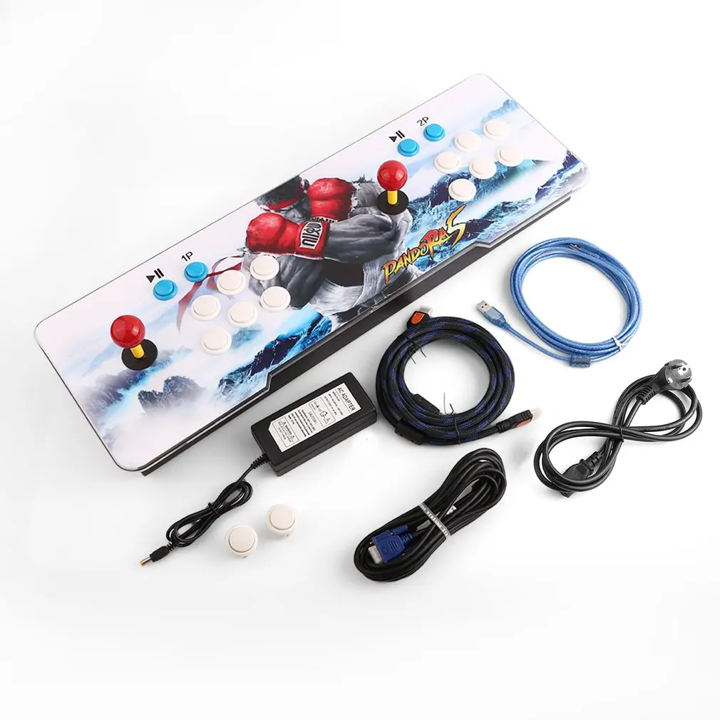 

Professional Multi-game 800 in 1 Family Box with Dual Joystick HD Home Game Machine Colorful Dragon Pattern English Version