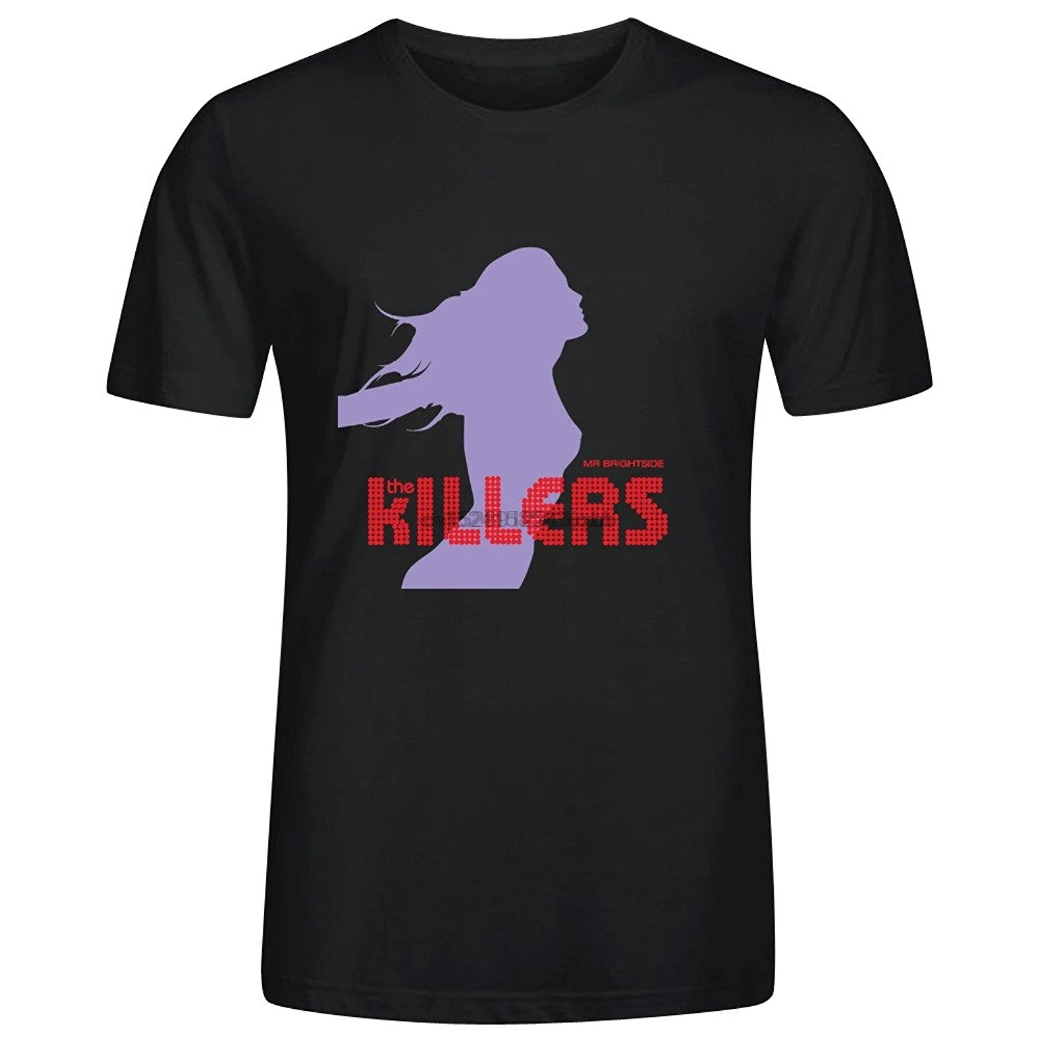 Новинка мужская белая футболка с круглым вырезом и надписью The Killers Mr. Brightside Rock Band
