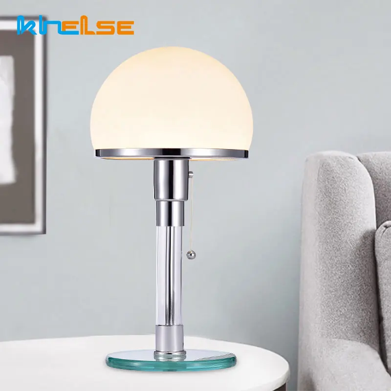 chrome bedside lights