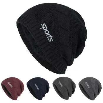

Autumn Knit Hats Unisex Men Women Winter NEW Fashion Trend Down Headgear Solid Color Pile Cap Casual Earmuffs Hat Freeship шляпа