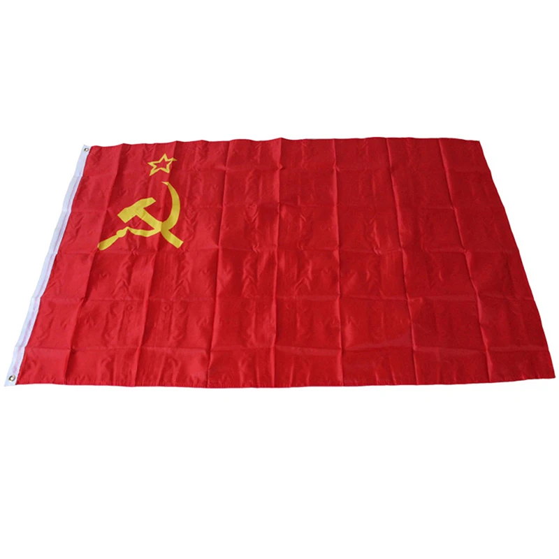 Red CCCP Flag 90x150mm Union of Soviet Socialist Republics3*5 ft Indoor/Outdoor USSR FLAG Country Russian Banner