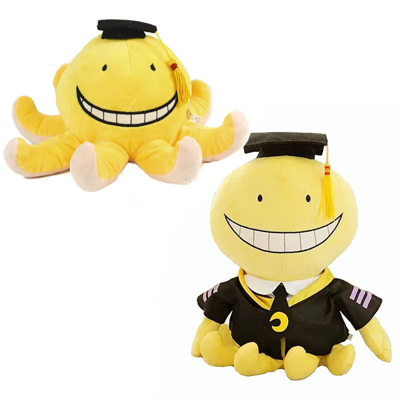 

30/45cm Korosensei Plush Octopus Assassination Classroom Koro Sensei Plush Toy Cute Animal Doll for Baby Party Gifts