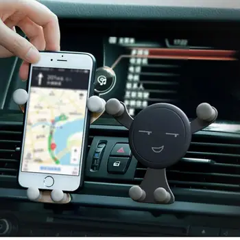 

Car Phone Holder For Mobile Phone Gravity Bracket For iPhone X 11 8 Air Vent Mount Cell Phone Support in Car Phone GPS Stand