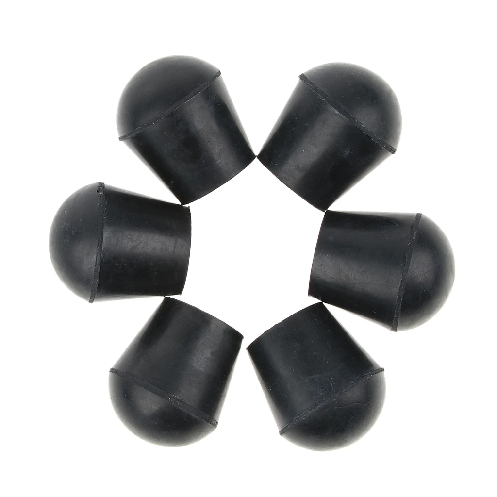 12pcs Skid Resistant Anti Slip Rubber Leg Tip For Adults Elderly Canes Walking Sticks Crutches Chair 3/4 inches