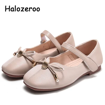 

2020 Spring Kids Bow Shoes Baby Girls Princess Flats Children Brand Leather Shoes Dance Shoes Sweet Soft Shoes Fashion Mary Jane
