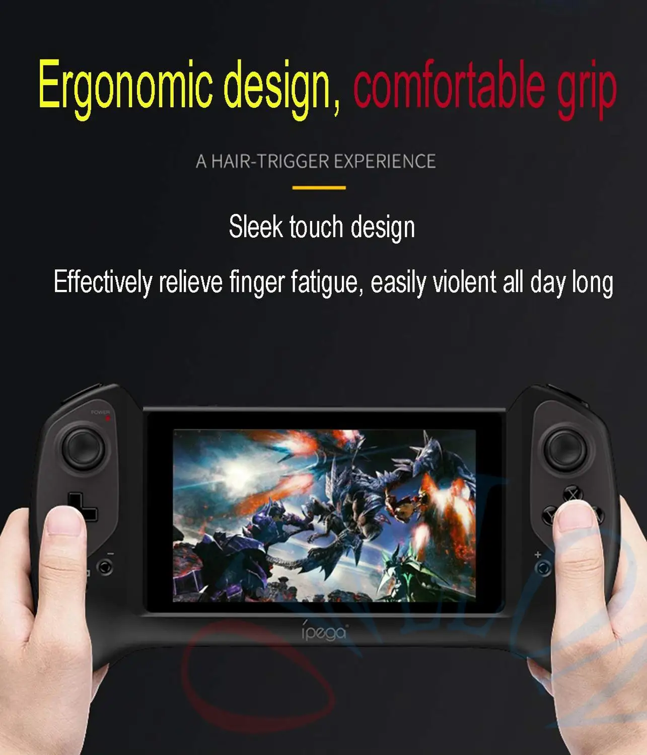 Новый геймпад Ipega PG 9163 Tomahawk Switch рукоятка Палмера подключи и работай для Nintendo