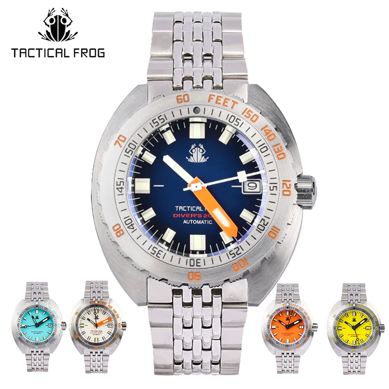 Tactical Frog Watch V2 Sub 300t Diver Men Watch Nh35a Automatic