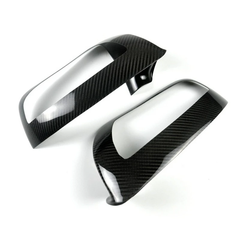 for Mercedes Benz W204 C Class C63 C230 C300 2006-2009 Carbon Fiber Side Rear View Mirror Cover Trim Car Accessories