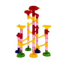 

Children's Educational Enlightenment Toys Intellectual Building Assembled Track 58PCS Blo Ball Blocks DIY Variable Building