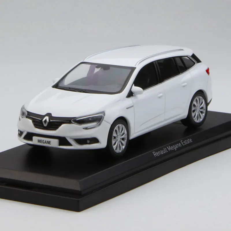 Высококачественные оригинальные 1:43 новые модели из сплава Renault megane, Коллекционная Коллекция подарков, литая металлическая модель автомобиля - Цвет: Белый