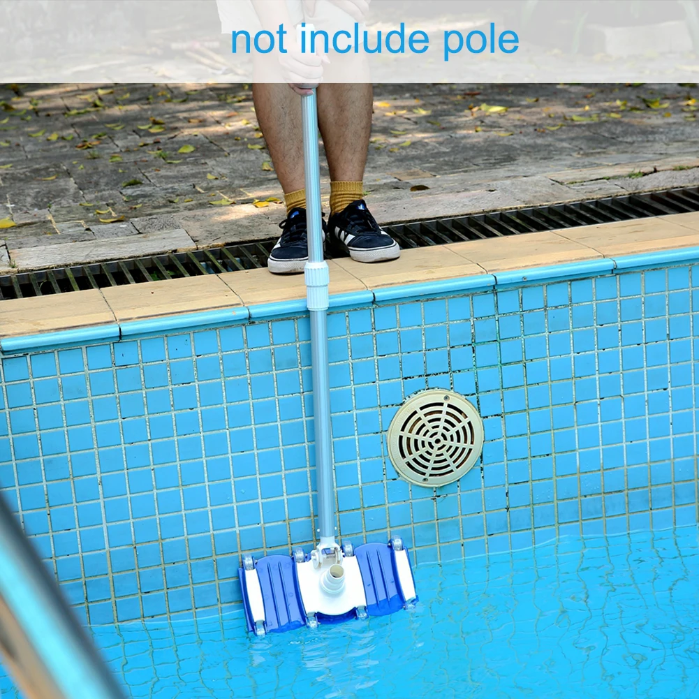 14inch Flexible Spa Pool Blue white Plastic Vacuum Head for Cleaning Debris from Pool Floors